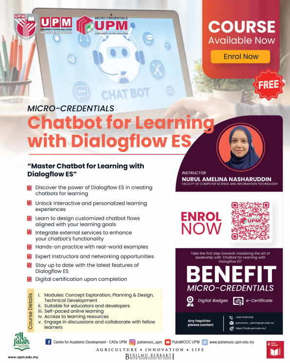 MC Poster Promo_Chatbot for Learning with Dialogflow ES