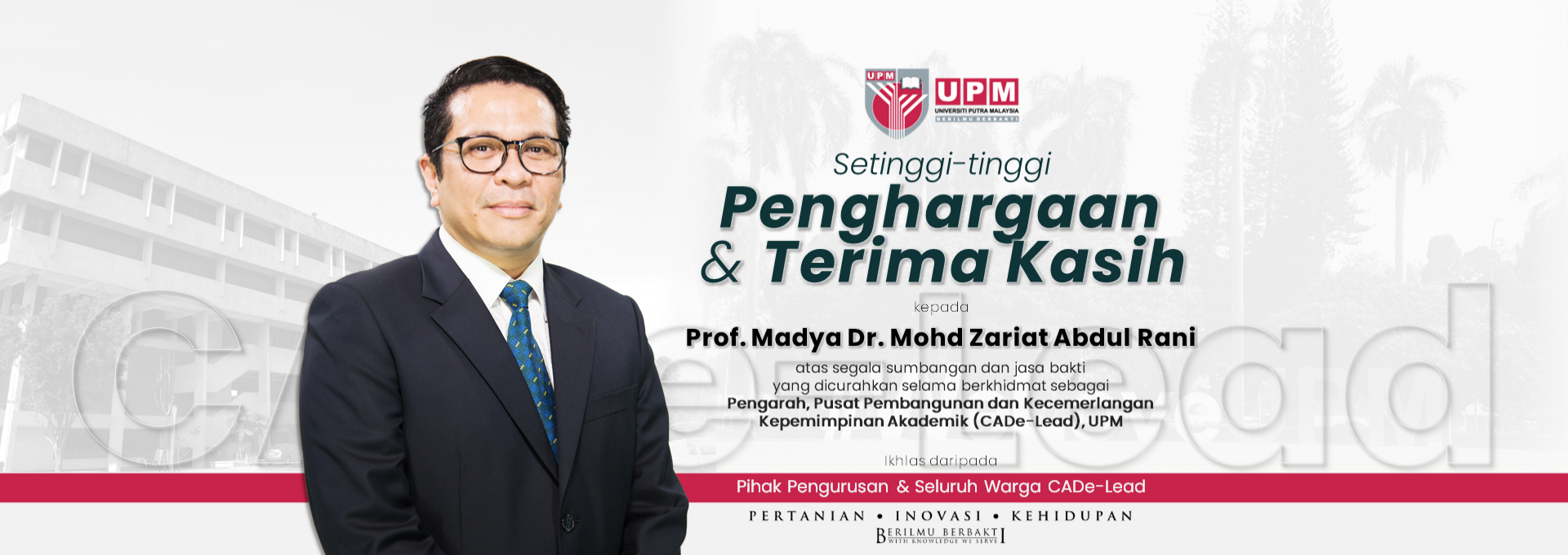 Thank you Assoc. Prof. Dr. Mohd Zariat Abdul Rani