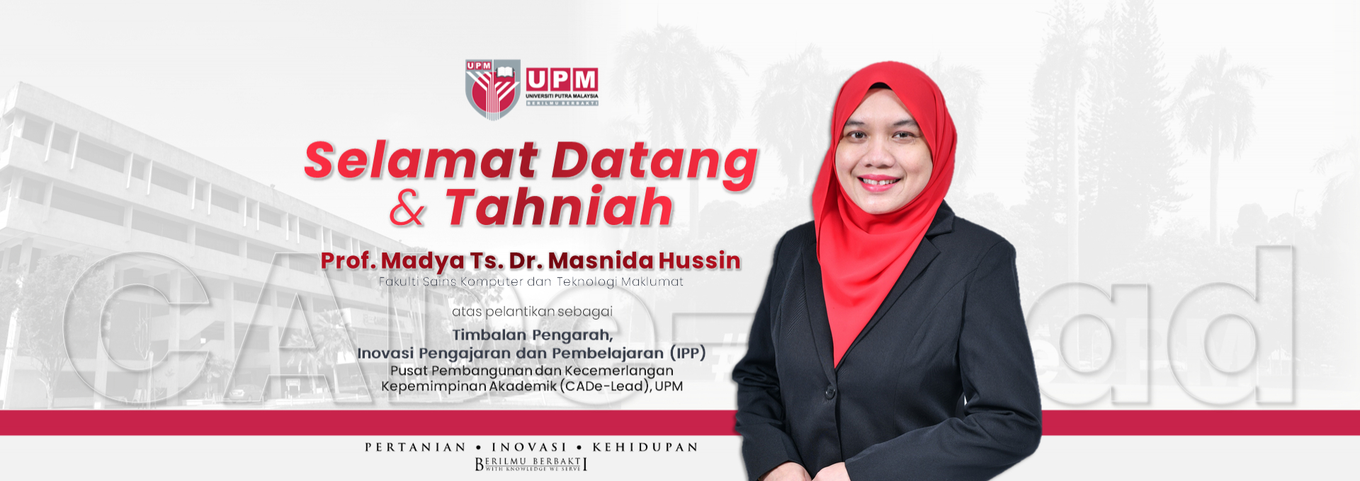 Congratulations to Assoc. Prof. Ts. Dr. Masnida Hussin
